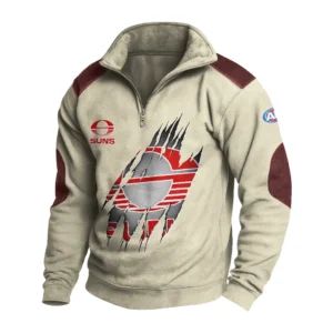 Sport Fan Stand-up Collar Sweatshirt For Sport Lover HVN1235GO081525 - Off White