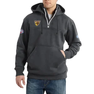 Sport Fan Casual Stand Up Collar Hoodie For Sport Lover HVN1235HA081525 - Dark Gray