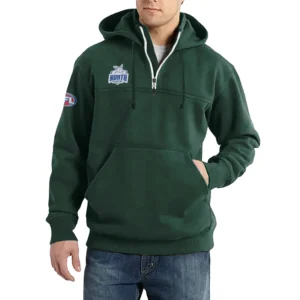Sport Fan Casual Stand Up Collar Hoodie For Sport Lover HVN1235NO081525 - Dark Green