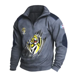 Sport Fan Stand-up Collar Sweatshirt For Sport Lover HVN1235RI081525 - Dark Gray