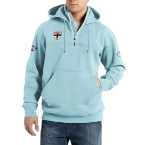 Sport Fan Casual Stand Up Collar Hoodie For Sport Lover HVN1235ST081525 - Light Blue
