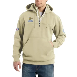 Sport Fan Casual Stand Up Collar Hoodie For Sport Lover HVN1235WC081525 - Off White