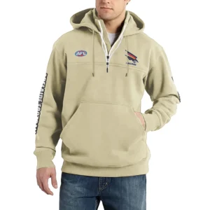 Sport Fan Casual Stand Up Collar Hoodie For Sport Lover HVN1236AD081525 - Off White