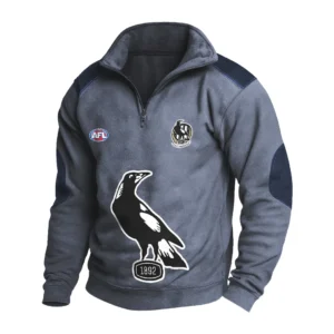Sport Fan Stand-up Collar Sweatshirt For Sport Lover HVN1236CO081525 - Dark Gray