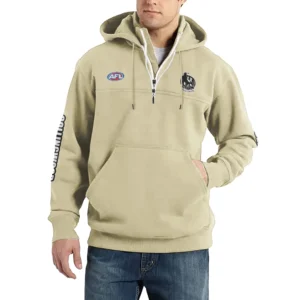 Sport Fan Casual Stand Up Collar Hoodie For Sport Lover HVN1236CO081525 - Off White