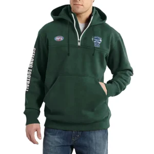 Sport Fan Casual Stand Up Collar Hoodie For Sport Lover HVN1236GE081525 - Dark Green