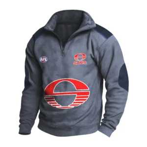 Sport Fan Stand-up Collar Sweatshirt For Sport Lover HVN1236GO081525 - Dark Gray