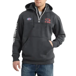 Sport Fan Casual Stand Up Collar Hoodie For Sport Lover HVN1236GO081525 - Dark Gray