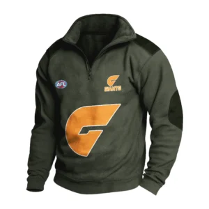 Sport Fan Stand-up Collar Sweatshirt For Sport Lover HVN1236GW081525 - Army Green