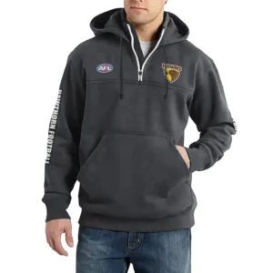 Sport Fan Casual Stand Up Collar Hoodie For Sport Lover HVN1236HA081525 - Dark Gray