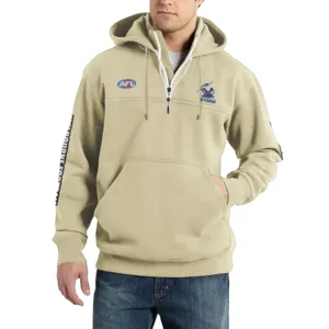 Sport Fan Casual Stand Up Collar Hoodie For Sport Lover HVN1236ME081525 - Off White