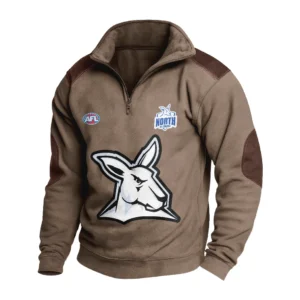 Sport Fan Stand-up Collar Sweatshirt For Football Lover HVN1236NO081525 - Brown