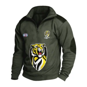 Sport Fan Stand-up Collar Sweatshirt For Sport Lover HVN1236RI081525 - Army Green