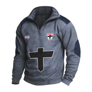 Sport Fan Stand-up Collar Sweatshirt For Sport Lover HVN1236ST081525 - Dark Gray