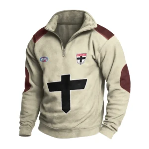 Sport Fan Stand-up Collar Sweatshirt For Sport Lover HVN1236ST081525 - Off White