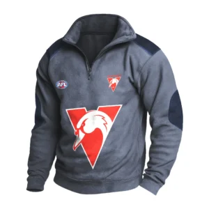 Sport Fan Stand-up Collar Sweatshirt For Sport Lover HVN1236SY081525 - Dark Gray