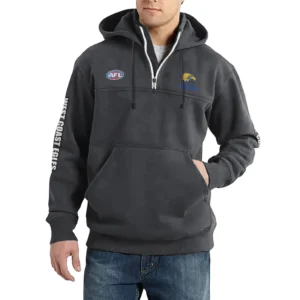 Sport Fan Casual Stand Up Collar Hoodie For Sport Lover HVN1236WC081525 - Dark Gray