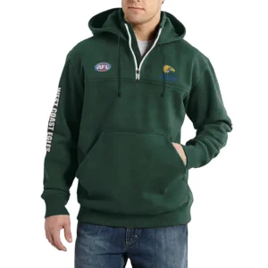 Sport Fan Casual Stand Up Collar Hoodie For Sport Lover HVN1236WC081525 - Dark Green