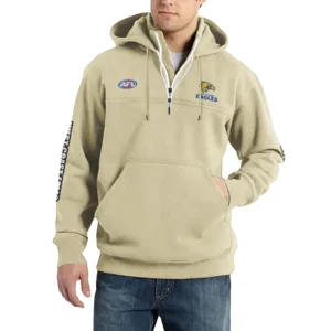 Sport Fan Casual Stand Up Collar Hoodie For Sport Lover HVN1236WC081525 - Off White