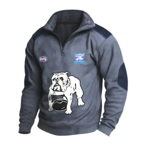 Sport Fan Stand-up Collar Sweatshirt For Sport Lover HVN1236WE081525 - Dark Gray