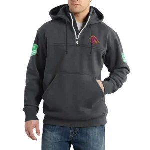 Sport Fan Casual Stand Up Collar Hoodie For Sport Lover HVN1237BB081525 - Dark Gray