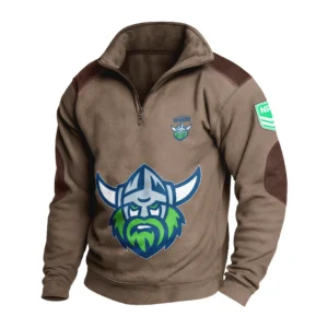 Sport Fan Stand-up Collar Sweatshirt For Football Lover HVN1237CR081525 - Brown