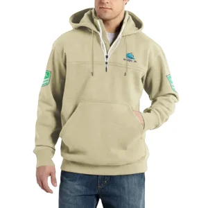 Sport Fan Casual Stand Up Collar Hoodie For Sport Lover HVN1237CS081525 - Off White