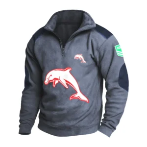 Sport Fan Stand-up Collar Sweatshirt For Sport Lover HVN1237DO081525 - Dark Gray