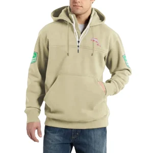 Sport Fan Casual Stand Up Collar Hoodie For Sport Lover HVN1237DO081525 - Off White