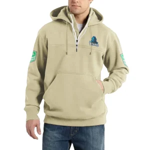 Sport Fan Casual Stand Up Collar Hoodie For Sport Lover HVN1237GC081525 - Off White