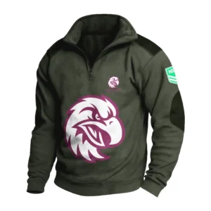 Sport Fan Stand-up Collar Sweatshirt For Sport Lover HVN1237MW081525 - Army Green