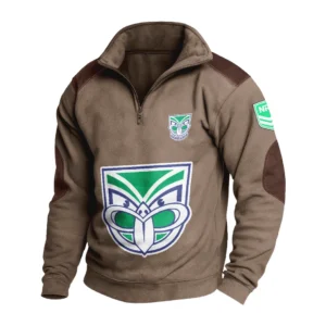 Sport Fan Stand-up Collar Sweatshirt For Football Lover HVN1237NZ081525 - Brown