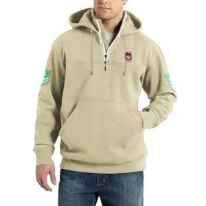 Sport Fan Casual Stand Up Collar Hoodie For Sport Lover HVN1237SG081525 - Off White