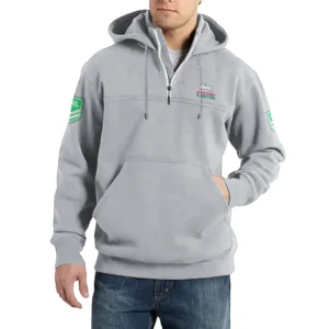 Sport Fan Casual Stand Up Collar Hoodie For Sport Lover HVN1237SS081525 - Light Gray