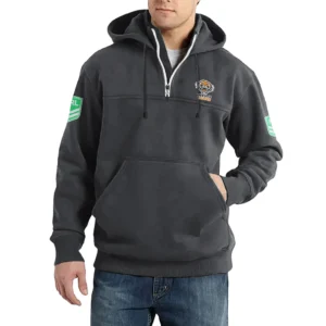 Sport Fan Casual Stand Up Collar Hoodie For Sport Lover HVN1237WT081525 - Dark Gray