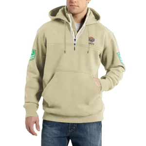 Sport Fan Casual Stand Up Collar Hoodie For Sport Lover HVN1237WT081525 - Off White