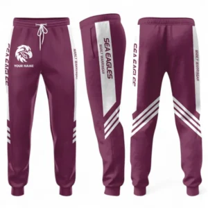 Manly Warringah Sea Eagles Fans Gift Sweatpants, All Over Print Sweatpants For Sport Fan, Custom Name NRL187080225449