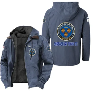 Football Fans Gift Hooded And Flannel Hoodie, Sweatshirt Exclusive Logo EPL134090925118-Navy Blue