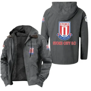 Football Fans Gift Hooded And Flannel Hoodie, Sweatshirt Exclusive Logo EPL134090925123-Gray
