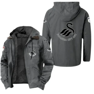 Football Fans Gift Hooded And Flannel Hoodie, Sweatshirt Exclusive Logo EPL134090925127-Gray