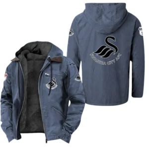 Football Fans Gift Hooded And Flannel Hoodie, Sweatshirt Exclusive Logo EPL134090925127-Navy Blue