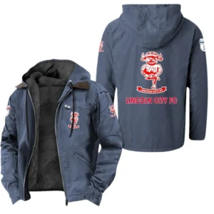 Football Fans Gift Hooded And Flannel Hoodie, Sweatshirt Exclusive Logo EPL134090925128-Navy Blue