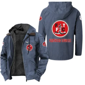Football Fans Gift Hooded And Flannel Hoodie, Sweatshirt Exclusive Logo EPL134090925166-Navy Blue
