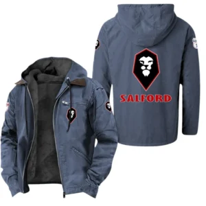 Football Fans Gift Hooded And Flannel Hoodie, Sweatshirt Exclusive Logo EPL134090925182-Navy Blue